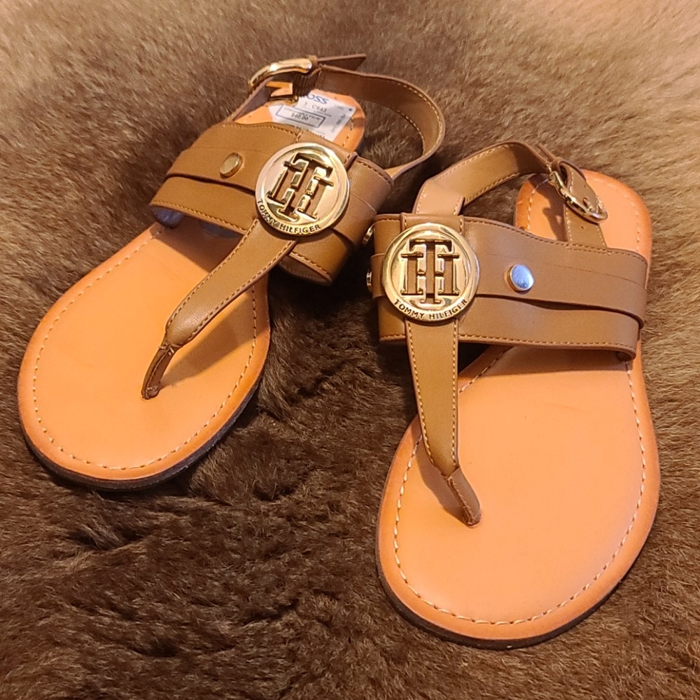 Tommy Hilfiger sandals brown new cappuccino